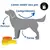 Suéter Pet de Fleece artesanal 100% algodão unisexx sob medida . - comprar online