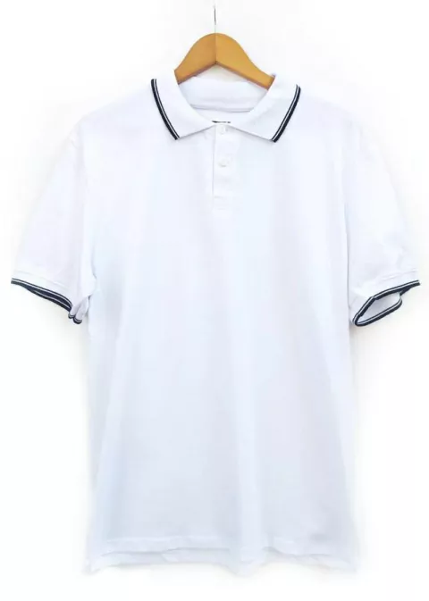 Chomba de algodón blanca