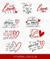 Kit Letters of love na internet