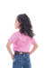 Camisa Feminina Infantil Xadrez Mosaico Manga Curta - comprar online