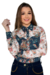 Camisa Feminina Floral na internet