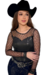 Body Feminino Preto Com Tule