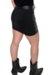 Saia Feminina Preta Bordada - comprar online