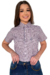Camisa Feminina Xadrez Mosaico Manga Curta