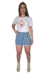 Shorts Jeans Feminino Com Brilho - loja online