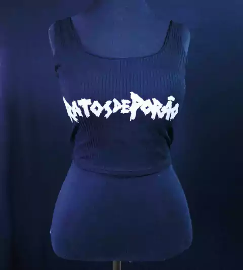 Cropped Preto Com Bojo