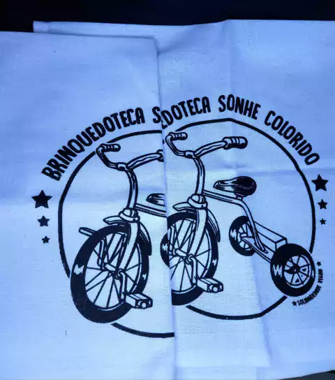 Pano De Prato Brinquedoteca Solidariedade Vegan