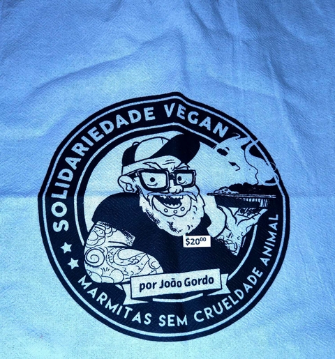 Pano de Prato Solidariedade Vegan