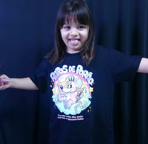 Camiseta Infantil Sujinho e Agressivinho