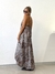 Vestido de Seda Animal Print - Gysla