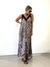 Vestido de Seda Animal Print