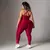 Legging Clássica + Top Clara Compressão Amaranto - comprar online