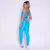 Legging Clássica + Top Sofia Compressão Ciano - comprar online