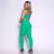 Legging Clássica + Top Luiza Jacquard Ondinha Esmeralda - comprar online