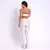 Legging Duo + Top Rafa Bicolor Compressão Off-White e Capuccino - comprar online
