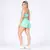 Short Orla + Top Kim Suplex Poliamida Verde Candy - Moda Fitness Feminina no Atacado Direto da Fábrica