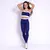 Legging Duo + Top Rafa Bicolor Compressão Night Blue e Off-White