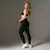 Legging Clássica + Top Nayara Bicolor Compressão Preto e Off-White na internet