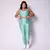 Legging Clássica + Top Bia Compressão Verde Chá