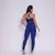 Legging Clássica + Top Luiza Jacquard Ondinha Marinho - comprar online