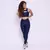 Legging Clássica + Top Andressa Compressão Azul Marinho
