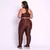 Legging Clássica + Top Tati Compressão Marrom - comprar online