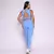 Legging Clássica + Top Liss Suplex Poliamida Celeste na internet