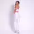 Legging Duo + Top Rafa Bicolor Compressão Branco e Flamingo - comprar online