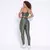 Legging Clássica + Top Americano Compressão Verde Militar - comprar online