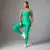 Legging Clássica + Top Cíntia Compressão Esmeralda