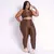 Legging Clássica + Top Valquíria Compressão Castanho
