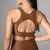 Legging Clássica + Top Geovana Compressão Chocolate - comprar online