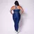 Legging Bolso + Top Clara Compressão Night Blue na internet