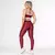 Legging Duo + Top Rafa Bicolor Compressão Vinho e Roxo Claro - Moda Fitness Direto da Fábrica para Revenda, no Atacado