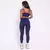 Legging Clássica + Top Lua Suplex Poliamida Azul Marinho - comprar online