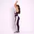 Legging Bolso + Top Eloá Bicolor Compressão Mirtilo e Off-White na internet