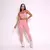 Legging Clássica + Top Sol Suplex Poliamida Rosé