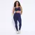 Legging Clássica + Top Carol Suplex Poliamida Azul Marinho