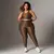 Legging Clássica + Top Clara Compressão Castanho