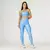 Legging Clássica + Top Ranny Compressão Azul Céu