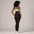 Legging Clássica + Top Juliana Bicolor Compressão Preto e Pistache - comprar online