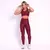 Legging Clássica + Top Liss Compressão Vinho