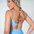 Legging Bolso + Top Aline Compressão Azul Candy - Liss Fitness