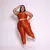 Legging Clássica + Top Valquíria Compressão Terracota - comprar online