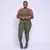 Legging Clássica + Top Liss Suplex Poliamida Verde Militar