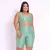 Short Clássico + Top Tati Compressão Verde Chá