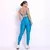 Legging Clássica + Top Aline Compressão Azul Capri - comprar online