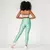 Legging Duo + Top Tainá Bicolor Compressão Verde-Chá e Off-White - loja online