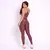 Legging Clássica + Top Americano Compressão Marrom Rosado - comprar online