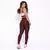 Legging Clássica + Top Juliana Bicolor Compressão Chocolate e Off-White - comprar online